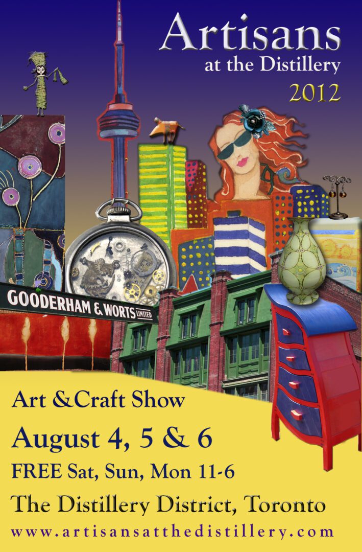 A poster of the art and craft show.