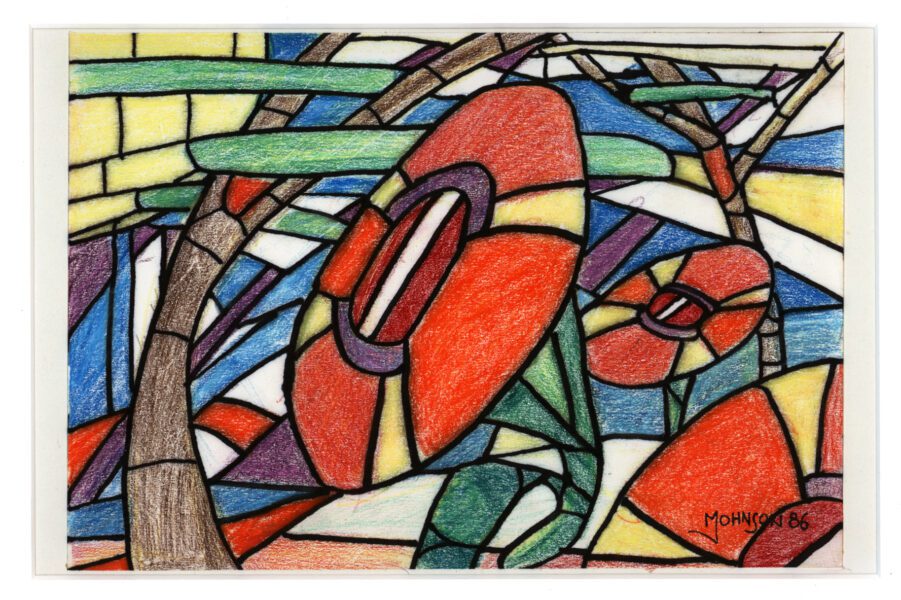 concept stained glass drawing